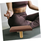 FOMIYES Wooden Bench Stool and Prayer, Small Size Under 150cm Height, Posture Support Seat for Zen, Mindfulness, and Practice