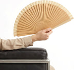 Jeffdad Classical Folding Fans Hand Fan, Decorative Folding Fans Elegant Fan for Women Classical Vintage Wooden Hand Fans Bamboo Handheld for Dancing Decoration Party