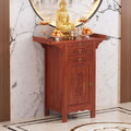 Free Standing Altar Table, Multifunction Meditation Altar Table with Drawer and Shelf, for Home Shrines Ancestral Halls Temples(68 * 48.8 * 108cm/26.8 * 19.2 * 42.5in)