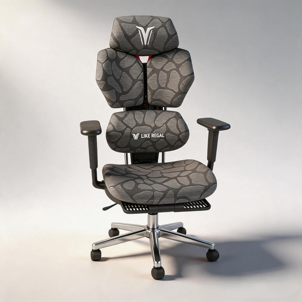 Gaming Chair,Office Desk Chair,Video Gaming Chairs for Home Office | Ergonomic,with High Back Mesh and Adjustable Lumbar,with Footrest,load-bearing capacity of 400 lbs,3D Rotating Headrest