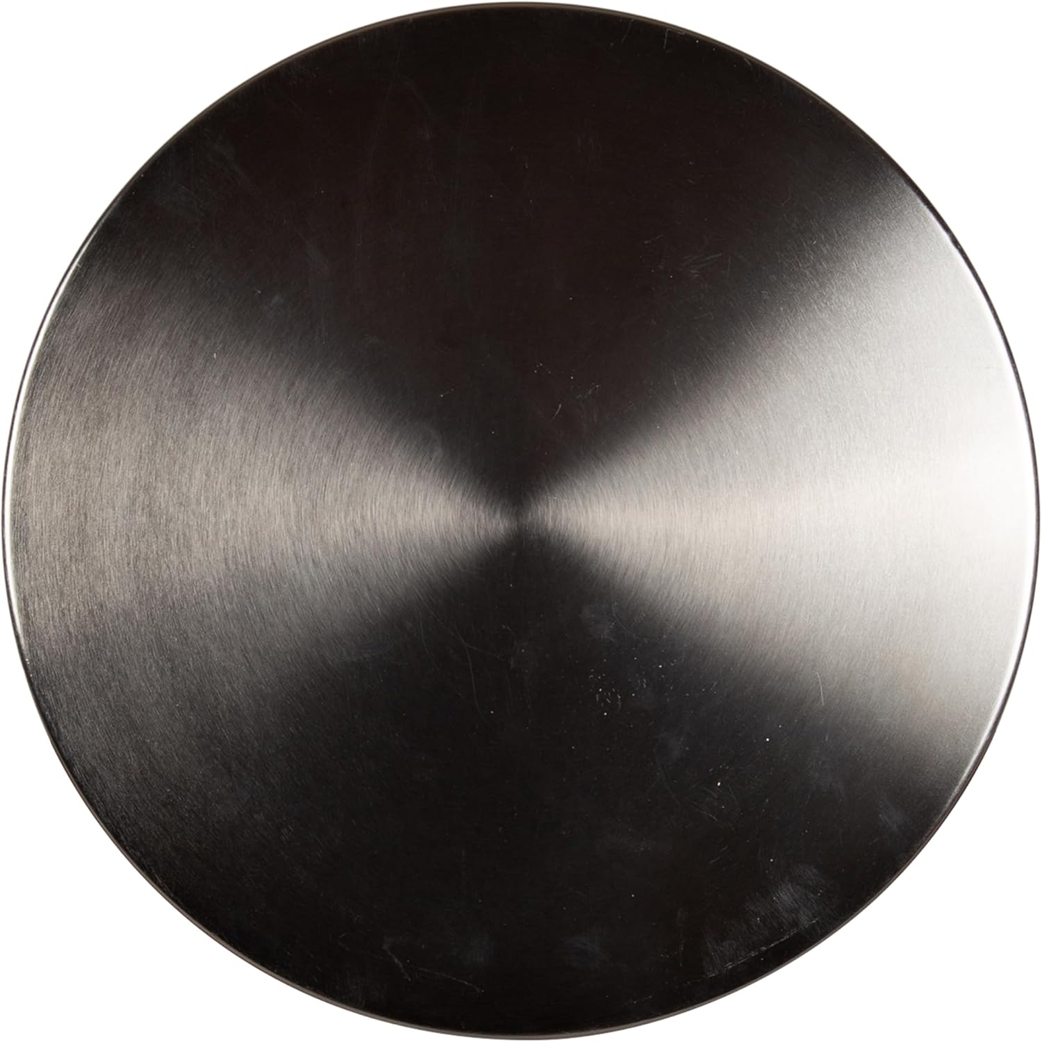 Kate and Laurel Whelan Modern Metal Round Side Table, 14 x 14 x 24, Gunmetal and Black, Transitional Sculptural Indoor Plant Stand for Living Room End Table or Bedroom Nightstand