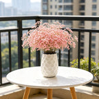 Hosley 7.5” Metal Honeycomb Vase – Decorative Modern Textured Flower Vase for Dried Floral Arrangements, Centerpieces, Tabletop Decor for Home, Wedding, Office
