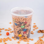 EDI [32 OZ, 40 Sets Plastic Deli Food Storage Containers with Airtight Lids | Microwave-, Freezer-, Dishwasher-Safe | BPA Free | Heavy-Duty | Meal Prep | Leakproof | Recyclable (Pack of 2)