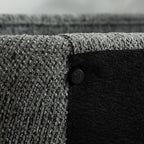 52.17" Wide Chenille Upholstered Bench for Bedroom End of Bed, Modern Shoe Bench for Entryway, Equipped with an Iron Frame, Dining Room, Living Room, Bedroom (Gray + Chenille)