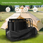 Heavy Duty Folding Chair Storage Bag | Upgrade Large Water-Resistant Carry Bag for Longue,Beach,Wheelchair,Camping,Director Chair-43 L x 9.8" W x 29.5" H
