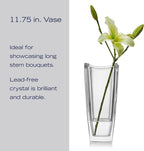 Mikasa Baron Crystal Vase, 11.75 Inch