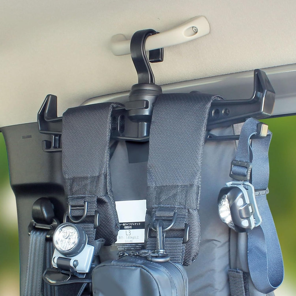 Heavy Duty Hanger for Tactical Gear Vest W/ 360°Rotatable Hook | Multipurpose Standard Plastic Hangers for Body Armor,Police,Military Gear,Scuba Diving, Survival Equipment (2-Pack)