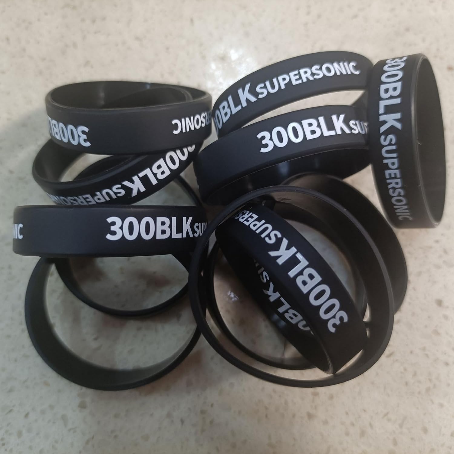 12 Pack Miaozhun 300 BLK Supersonic Magazine Marking Bands .300 Blackout Supersonic Magazine Caliber Identification