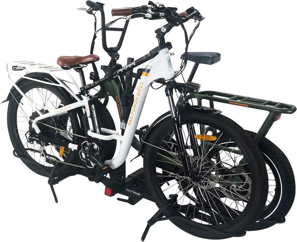 Hollywood Racks Sport Rider 2" Hitch Bike Rack, Carries 2 Bikes up to 80 lbs Each for Standard, Fat Tire and Electric Bicycles - Heavy Duty, Foldable Ebike Rack for Car, Truck, and SUV