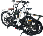 Hollywood Racks Sport Rider 2" Hitch Bike Rack, Carries 2 Bikes up to 80 lbs Each for Standard, Fat Tire and Electric Bicycles - Heavy Duty, Foldable Ebike Rack for Car, Truck, and SUV