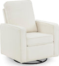 Delta Children Luna Nursery Swivel Glider - Greenguard Gold Certified and Oeko-TEX Standard 100 Fabric, Oatmeal