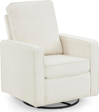 Delta Children Luna Nursery Swivel Glider - Greenguard Gold Certified and Oeko-TEX Standard 100 Fabric, Oatmeal