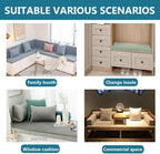 Bench Cushions Furniture 90/100/120/150/160 cmx 40cm, Seat Cushions 5cm Thickn,Piano Bench/Sofa Cushions Removable Non-Slip,for Indoor/Outdoor Patio,Garden,Swings,Porch(Light Blue,70x30x5cm)
