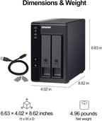 QNAP TL-R400S 4 Bay 1U Rackmount SATA 6Gbps JBOD Storage Enclosure. PCIe SATA Interface Card (QXP-400eS-A1164) Included