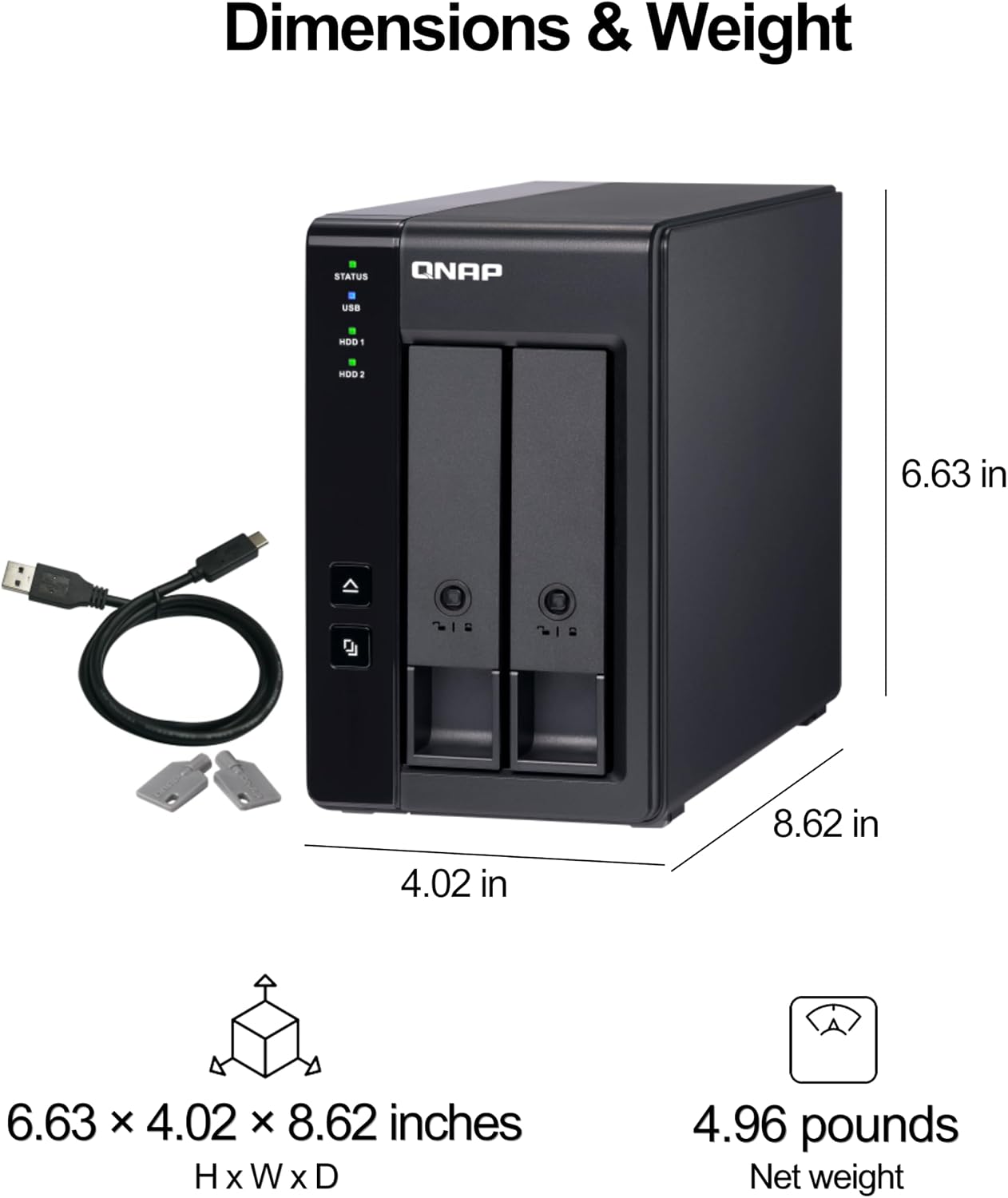 QNAP TL-R400S 4 Bay 1U Rackmount SATA 6Gbps JBOD Storage Enclosure. PCIe SATA Interface Card (QXP-400eS-A1164) Included