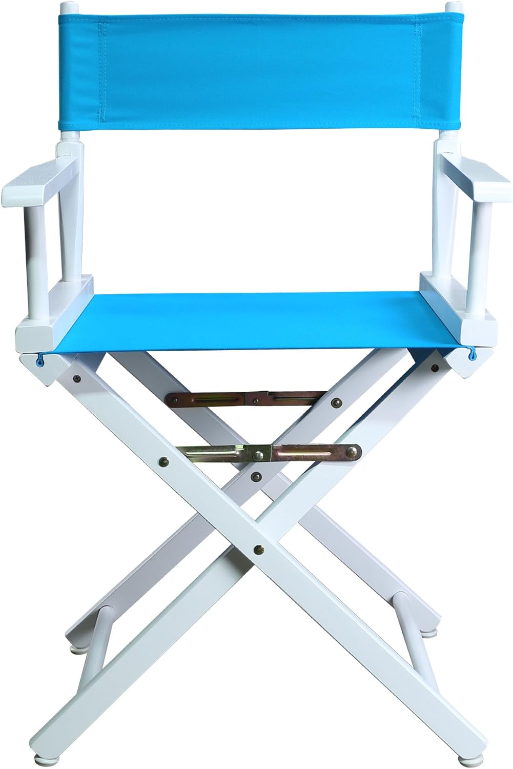Casual Home 200-01/021-27 Director Chair 18" - Classic Height WhiteFrame/Turquoise Canvas