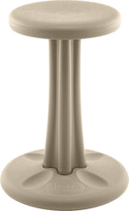 Kore Preteen Wobble Stool, Flexible Seating, Age 10-11, 18.7in, Sand Dollar | Wiggle chair for classroom and home boosts focus, improves posture, and provides an energy outlet; anti-tip base; Made in USA