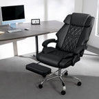 HOFFREE Office Chair Big and Tall 500lbs Ergonomic Chair for Heavy People Extra Wide Seat Computer Desk Chair with Footrest Black