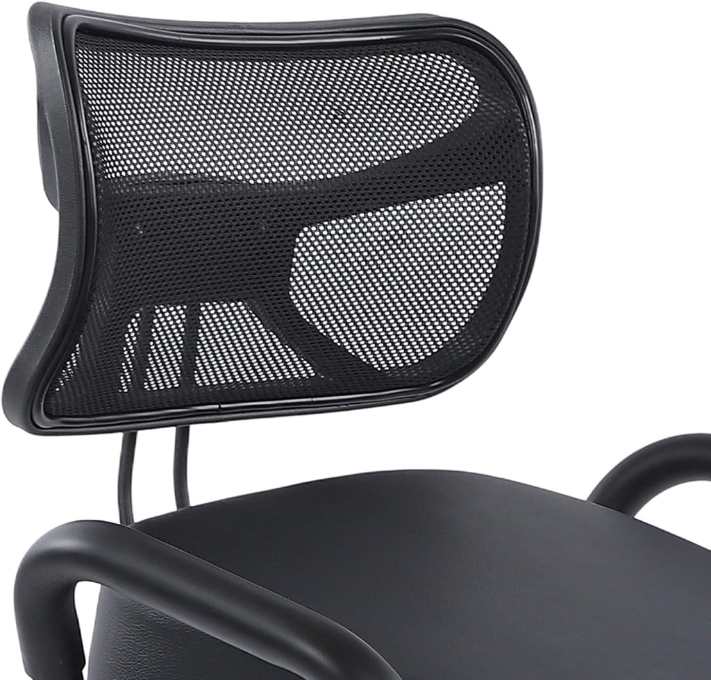 Ejoyous Kneeling Chair, Pneumatic Posture Correcting Knee Stool with Cushion Height Adjustable Rolling Orthopaedic Desk Stool for Banking Meeting Room Office Home Reception
