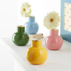 Kate Spade New York Yellow Make It Pop Small Vase, 0.68