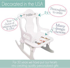 My Bambino Personalized Boys Puzzle Rocker (Sports) | Personalized Kids Gift