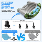 Sensory Chair for Kids, Inflatable Rocking Chair for Autism & ADHD, Cloud Rocker for Deep Pressure Therapy, Sensory Room Equipment for Toddlers Boys & Girls