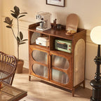 Entryway Cabinet Dining Room Sideboard Living Room Home Kitchen with Door Storage Cabinet Entrance Cabinet Double Door Tea Cabinet Sideboard Storage Cabinet