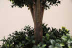 3Ft-35'' Artificial Boxwood Double Ball Topiary Trees,2PACK Faux Topiaries Tree Store Garden Indoor&Outdoor for Porch Home Decor