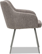 Alera Captain Series Guest Chair, Gray Tweed