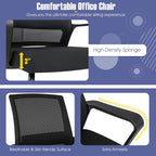 Giantex Office Guest Chair Set of 2, Guest Conference Chair w/Lumbar Support Ergonomic Backrest, Metal Frame Sled Base Mesh Executive Chair, Desk Chair for Reception Conference Room, Waiting Room