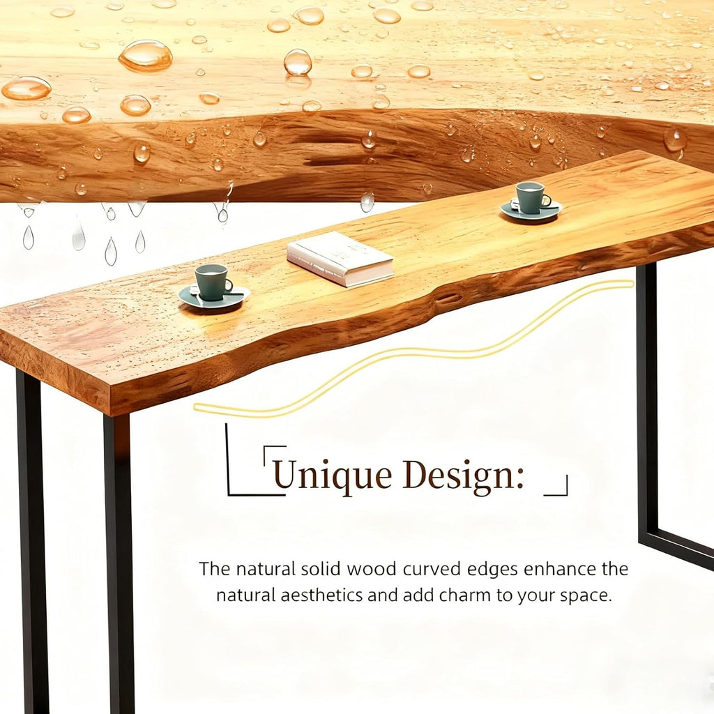 78.7in Bar Table,Solid Wood Narrow Counter Height Table, Industrial Kitchen Dining Table, for Coffee Shop, Living Room, Party Room, Small Space, Pub (78.7 * 17.71 * 41.3in)