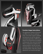 Autofull G7 Gaming Chair - 3-Zone Lumbar, 22-Point Adjustment, Breathable Mesh, Custom Backplate, 720° Armrests, BIFMA Certified Ergonomic, 140° Recline, IGR Certified, Niko Endorsed - Gift for Gamers