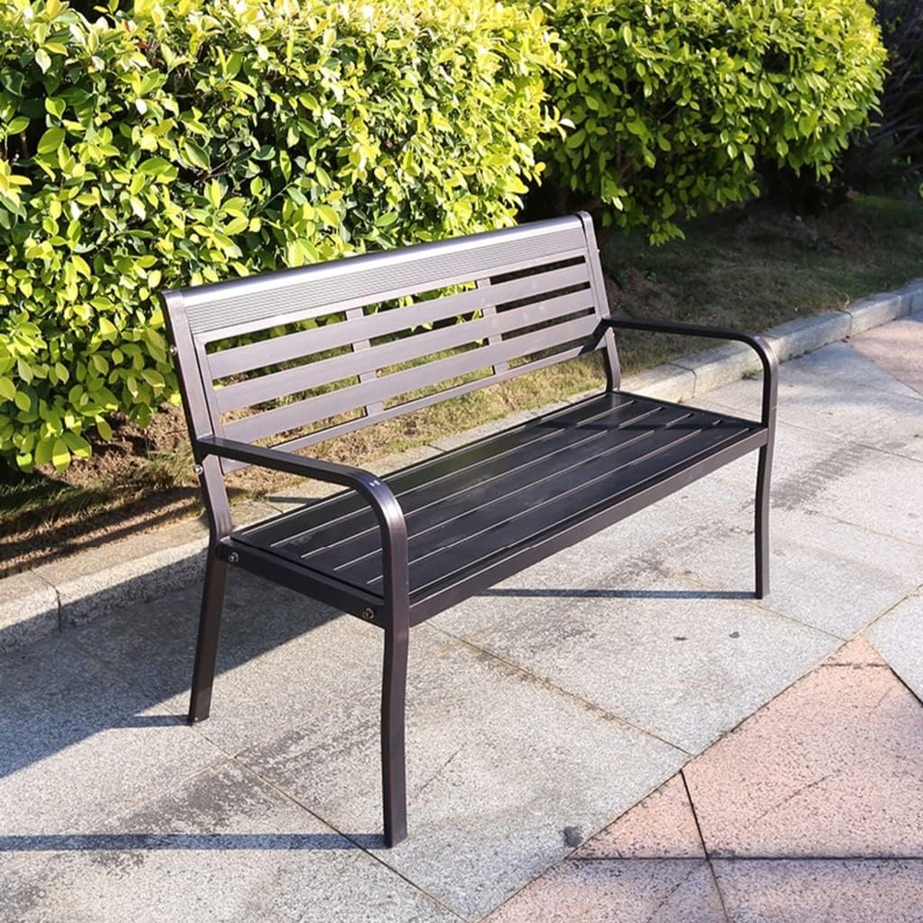 Patio Benches for Outdoors Outdoor Garden Bench Park Chair Rest Open-air Community Leisure Stool Backrest Garden Benches for Outdoors