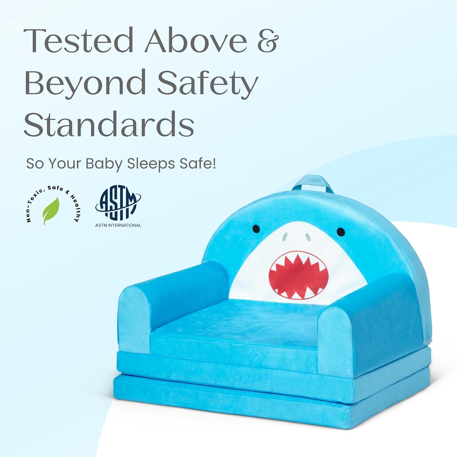 Delta Children Shark Flipout Figural Chair