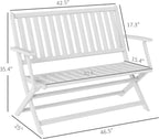 Acacia Wood Outdoor Garden Bench