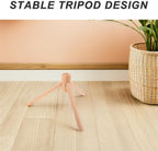 KICHOUSE 1 Piece Wooden Coat Rack Base Floor-Support Tripod Attachment Replacement Parts for Living Room Bedroom Coat Stand Bottom 16 Inch