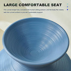 360° Swivel Gyro Chair for Kids, Spinner Seat for Autism, One-Piece Molded Lounge Seat for Sensory Training, Relaxation in Bedroom, Living Room, Camping, Backyard