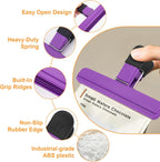 Chip Clips, 6 Pack Large Food Clips, Snack Bag Clip, Plastic Heavy Duty Seal Grips for Food Storage, Home, Office and More(6 x 3.5 Inch)