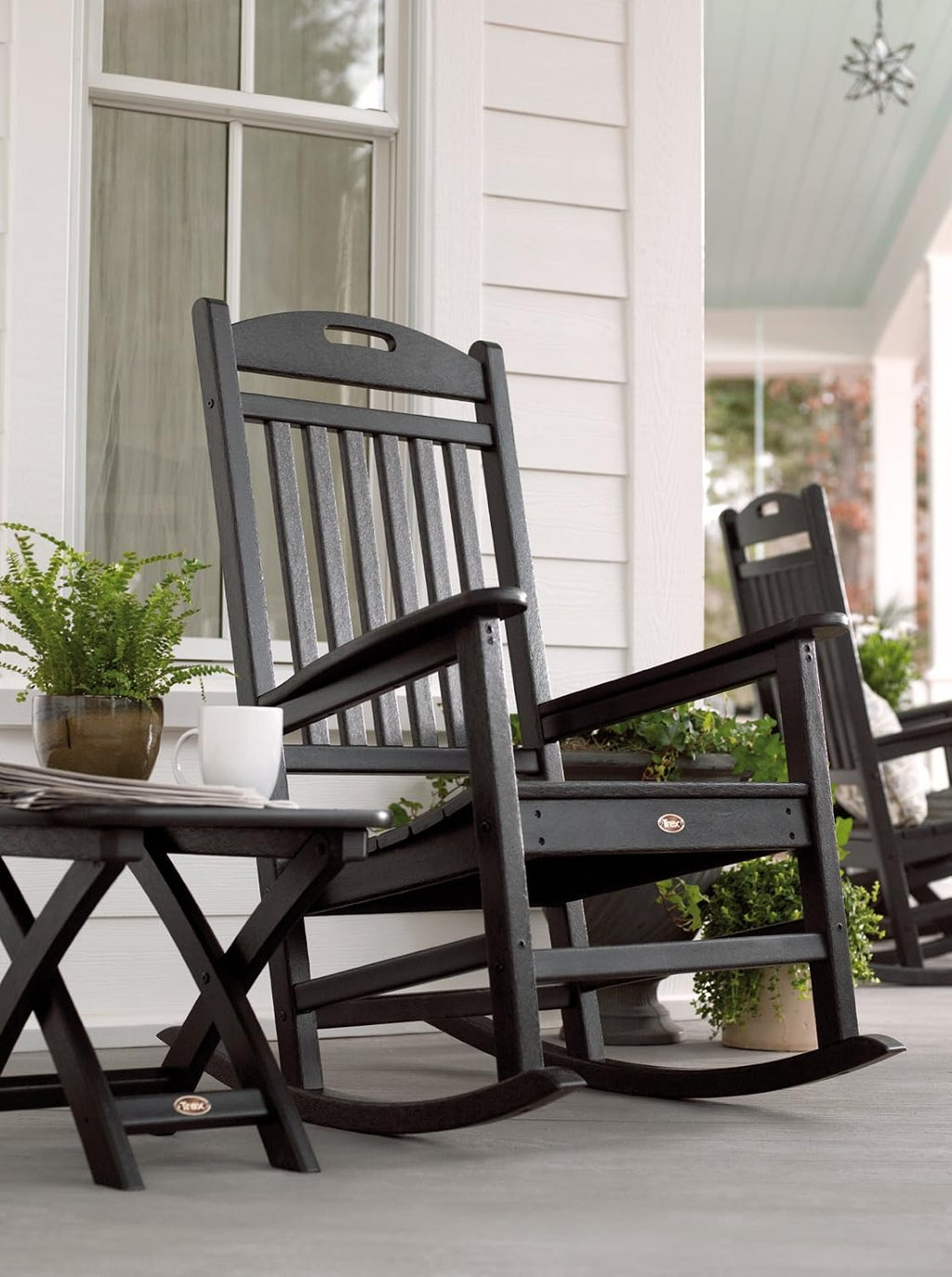 Trex Outdoor Furniture by Polywood TXR100TH Yacht Club Rocking Chair Rocker, Tree House