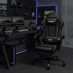 Gaming Chair, Heavy Duty Ergonomic Computer Gaming Chairs, High Back Video Game Chairs, 400 lbs Lumbar Support Linked Armrests Adult sillas Gamer with Retractable Footrest (Black)