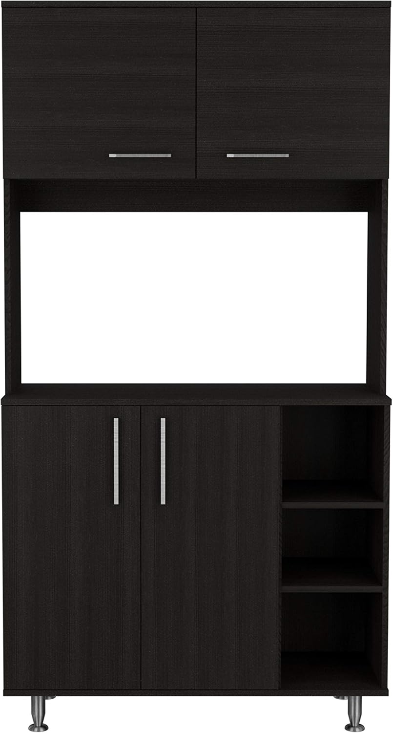 Pantry Cabinet Delaware, Kitchen, Black