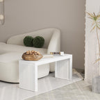 Bamboo Indoor Long Dining Bench, Outdoor Modern Wood Benches 35 Inch Bamboo Bench for Living Room Hallway Bedroom Bathroom
