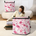2pcs closet organizers and storage under bed,clothing blanket sweater sheet bedding comforter duvet quilt pillow toy storage bags with lids,dorm room essentials for containers 95L