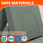 Fvkind Modular Kids Play Couch 16pcs, Toddler Couch for Playroom, Bedroom, Toddler Modular Play Sofa, Kids Sofa Building Fort with Convertible Foam Cushion for Boys and Girls, Green