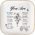 Christian Jewelry Dish Gifts for Women,Personalized Confirmation Jewelry Tray Gifts for Teen Girls，Baptism Gifts for Girl with Bible Verse for Birthdays Christmas (You Are)