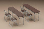 Hasegawa FA02 1/12 Figure Accessory Series Club Desk and Chair Plastic Model