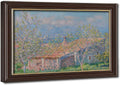 SESAG Claude Monet Art Print Gardener S House at Antibes Prints Posters Canvas Deco Paintings Vintage Wall Art For Living Room Bedroom Office Hanging Frame 8" L X 12" W