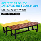 Patio Benches for Outdoors Solid Wood Seat More Stable and Durables not Easy to Shake Strong and Durables for Patio Lawn Balcony Yard Porch and Indoor(Dark Wood Grain,120cm/47in)