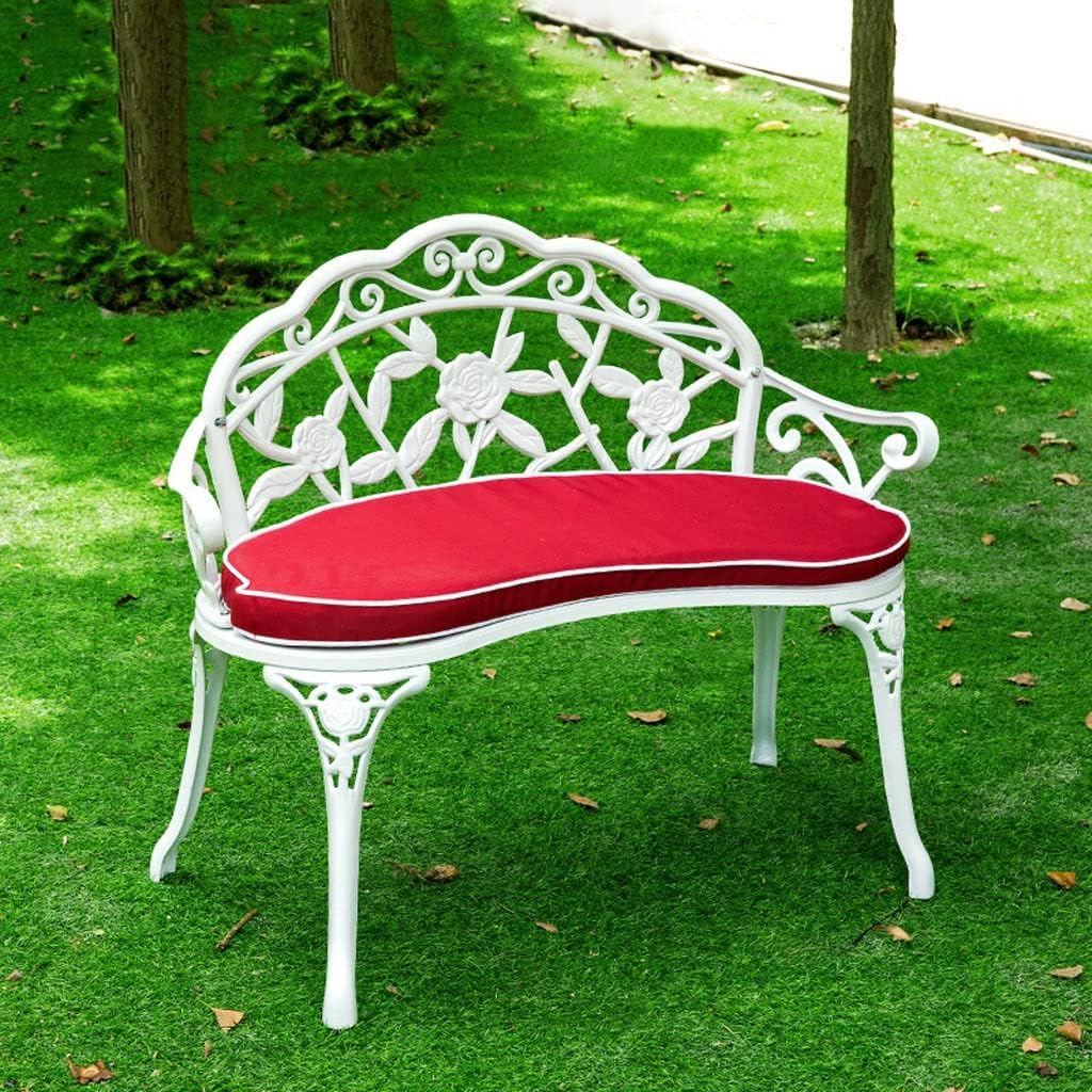 Patio Benches for Outdoors Outdoor Bench Lounge Bronze Cast Aluminum Furniture Decorative for Garden Patio Balcony Backyard Garden Benches for Outdoors