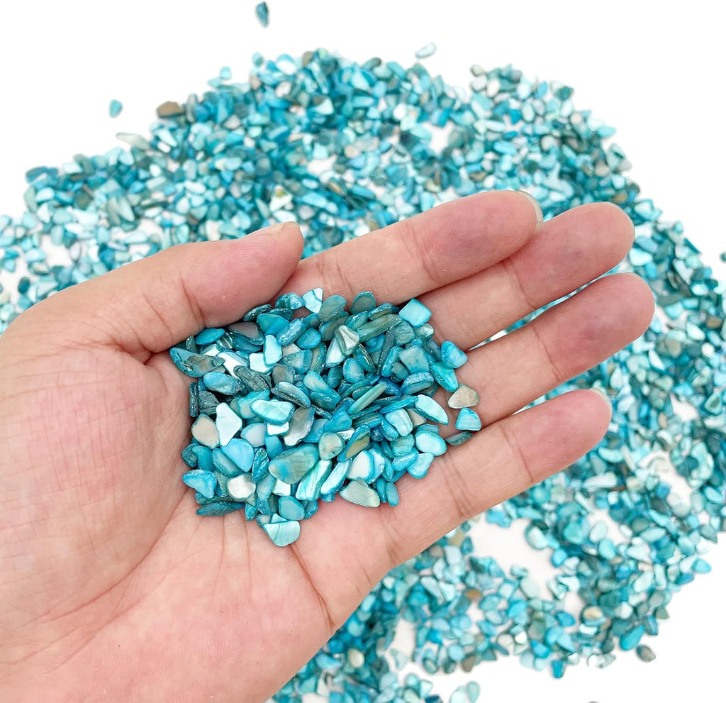 Crushed Shells for Crafts, Sea Shells for DIY Art, Vase Fillers Table Scatter, Party Favor, Wedding Decoration, Succulents Plants Soil Cover, Art Crafts